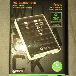 WD_Black P10- XBOX EDITION - 4TB