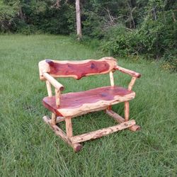 RUSTIC ROCKING CHAIR