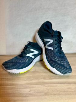 New Balance 860v10 Mens Running Shoes dark green Silver Yellow M860A10 Size 12.5