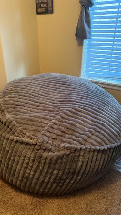 Large Gray Corduroy Bean Bag Chair Costco