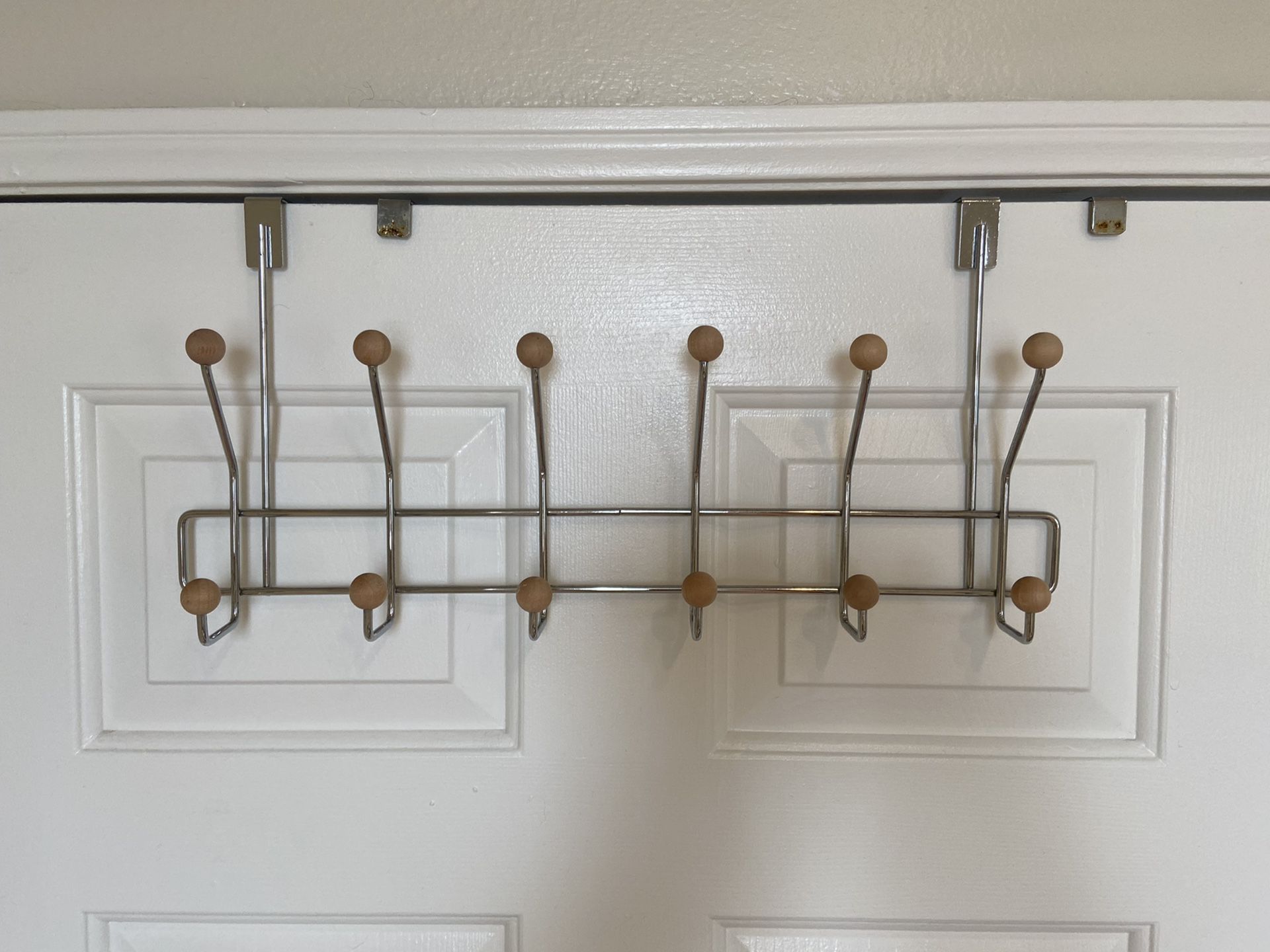 Home Basics 6 Dual Hook Over The Door Hanger