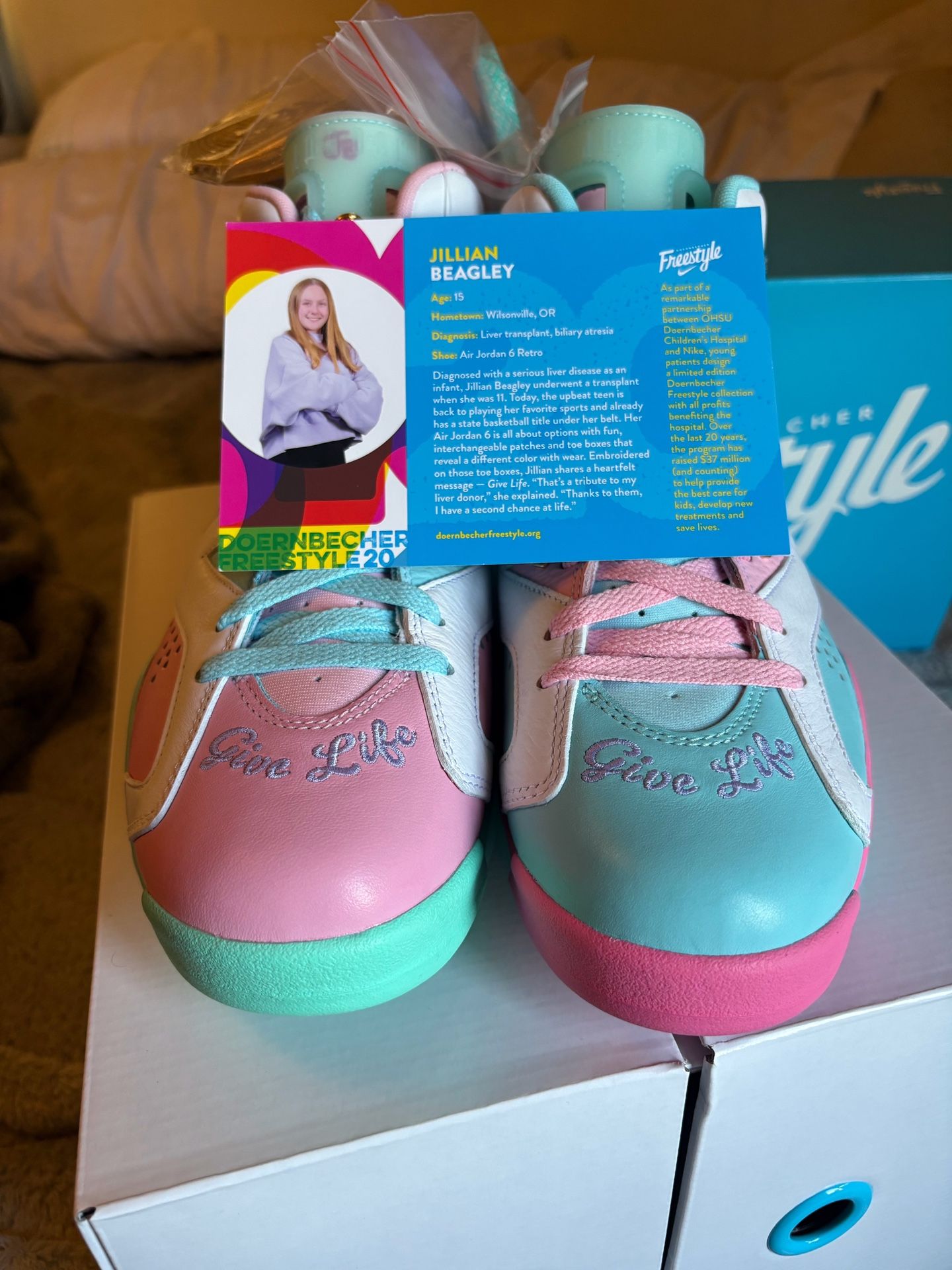 Jordan 6 Doernbecher