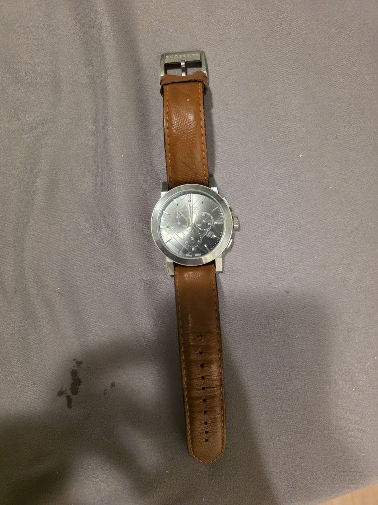 Burberry Chronograph Watch For Sale.
