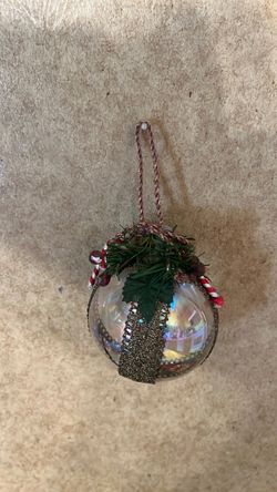 Iridescent Christmas Ball Ornament