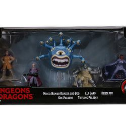 Jada Toys "Dungeons & Dragons 1.65"" Die-cast Metal Collectible Figures 5-Pack Wave 1,