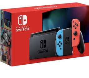Nintendo Switch 32GB Console with Neon Blue and Neon Red Joy‑Con.