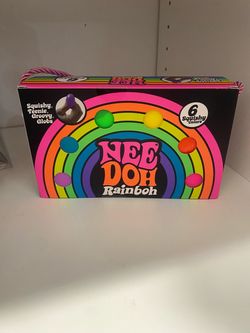 Nee Doh Rainboh Squishy Stress Balls Set