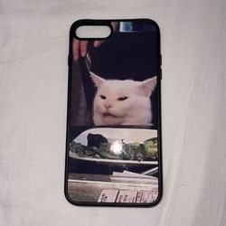 Case Iphone 7 Plus - 8 Plus “ Woman Yelling a Cat “ Meme