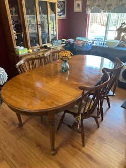 Vintage table and chairs