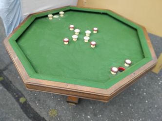 3 in 1 Antique Poker/Bumper Pool Table