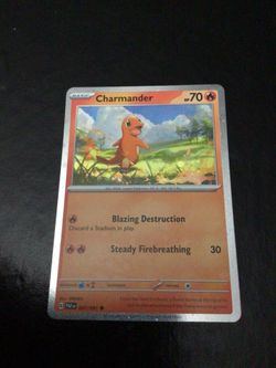 Charmander Pokémon card