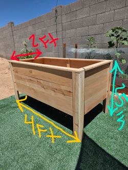 4ft Raised Garden Bed