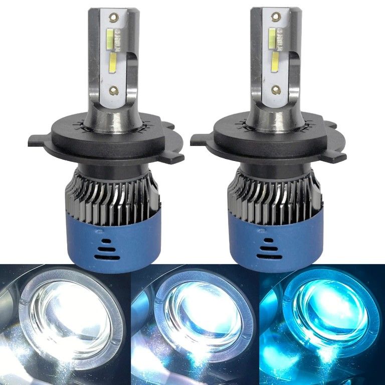 H4 Led  Bulbs Super Bright White Blue And Flashing 