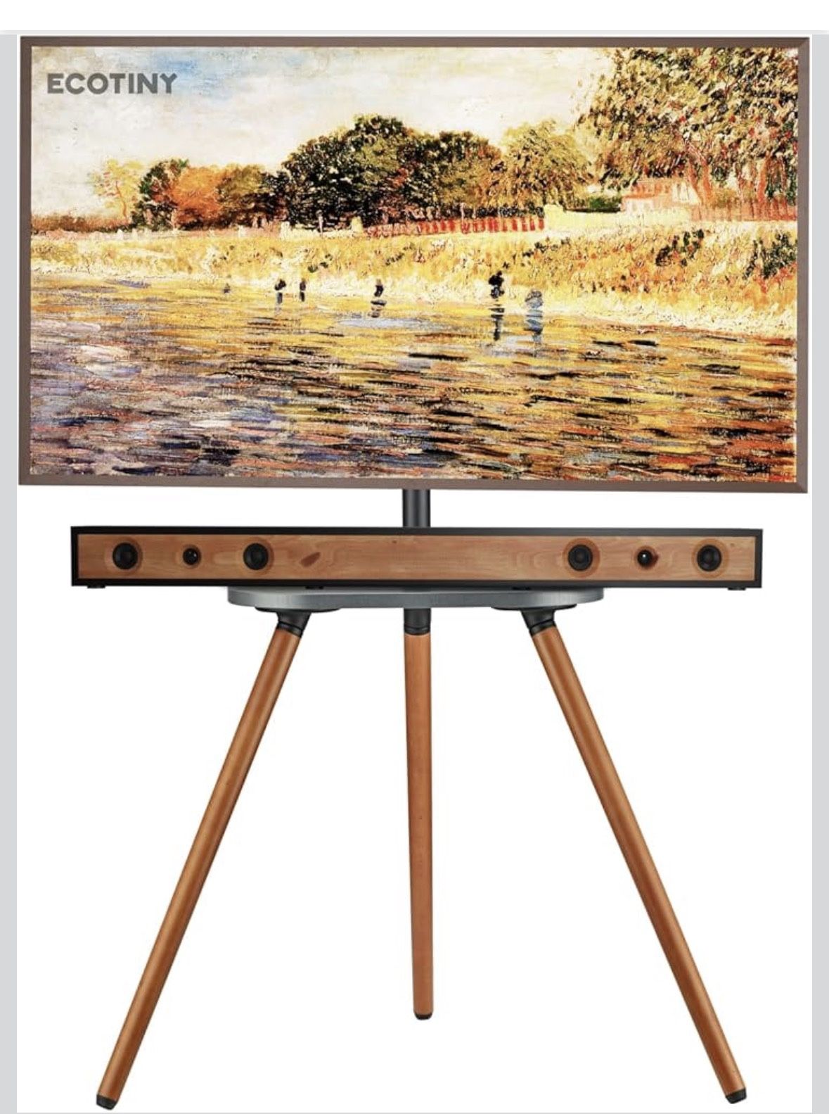 Easel TV Stand for 43–65” TVs