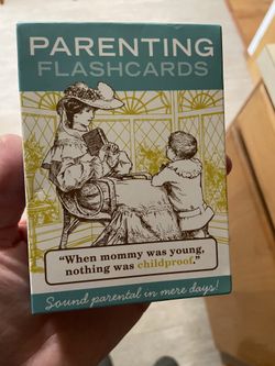 Great Baby Gift - Funny Parenting Flash cards 