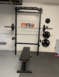 PRx Performance Profile Pro Squat Rack W/ Pull-up Bar