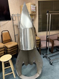 Rocket Ship Prop On Wheels