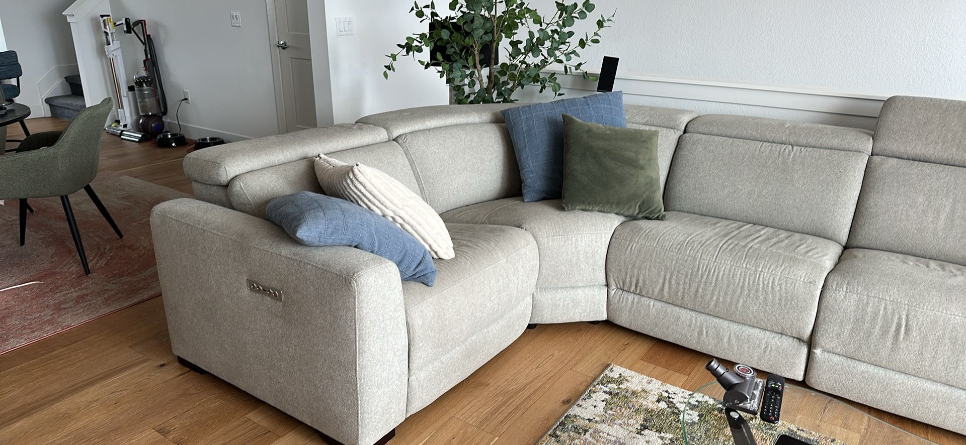 5 Piece Power Reclining Modular Couch
