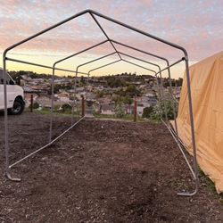 Car Port 17x10 Frame Only 