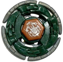 Hasbro Beyblade Metal Fusion Earth Wolf 105WD Dragon Bite Strike Green Burst