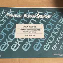 Ekonomik Financial Record Summary