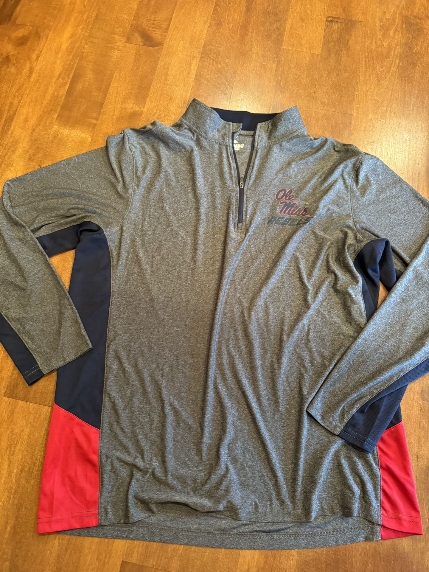 Men’s Ole Miss Rebels Quarter Zip Shipping Available