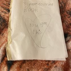 Three page coloring book