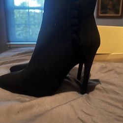 JustFab Latrice Bootie Heels