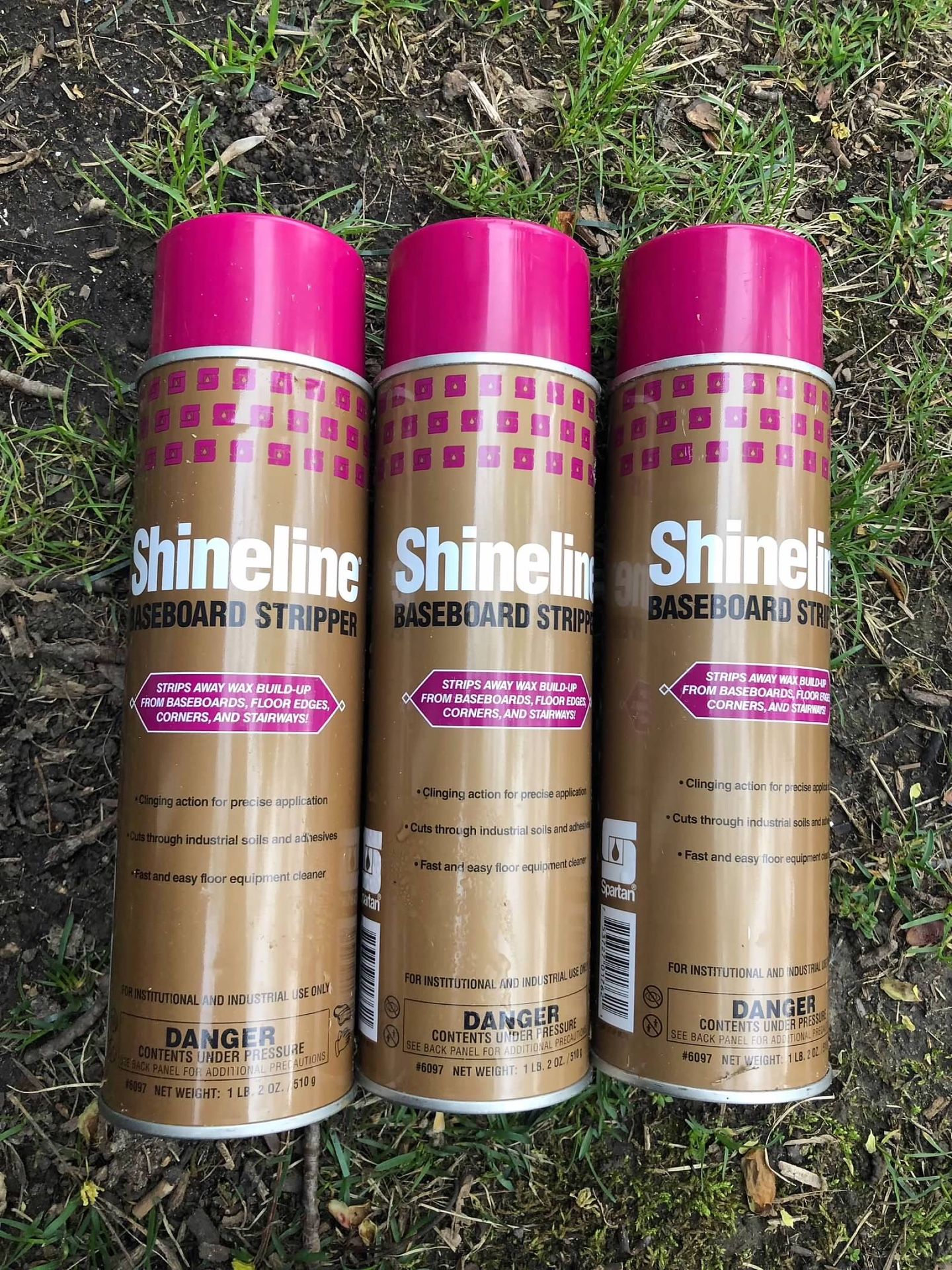 Shineline Baseboard Stripper Spray Cans $5 Each