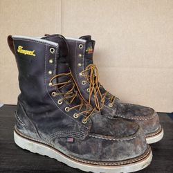 Men preowned Thorogood steel toe boot size 11