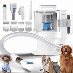 kanpets Dog Grooming Kit Vacuum with Max 3.4L Dustbin