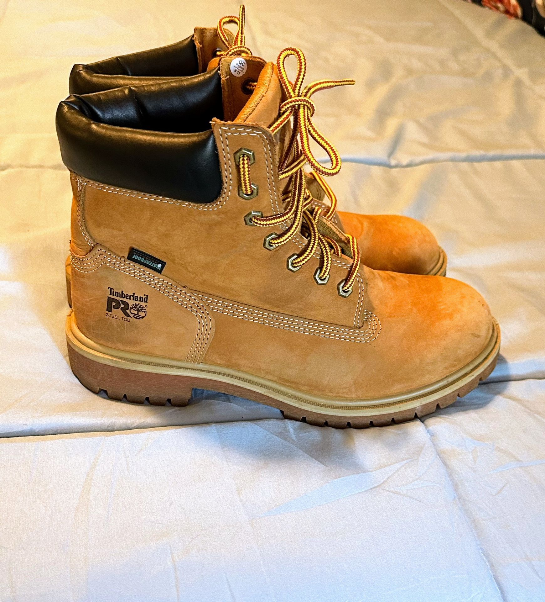 Timberland Pro Steel Toe Work Boots Women Size 9