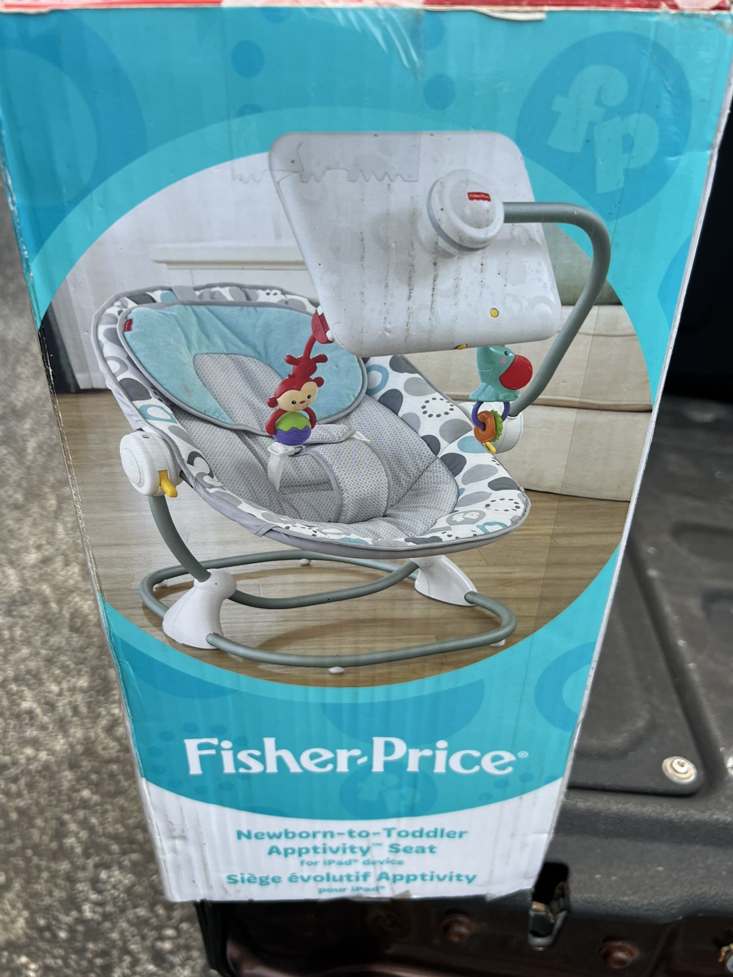 New Fisher Price Baby Swing With Tablet Hook Up