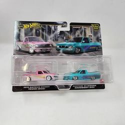 Hot Wheels Car Culture 2 Pack 1975 Datsun Sunny Truck & '93 Nissan Hardbody 2025