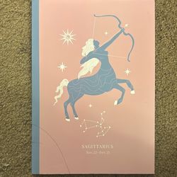 Sagittarius Nov. 22 - Dec. 21 Notebook