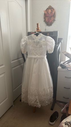 White Girls First Communion Dress