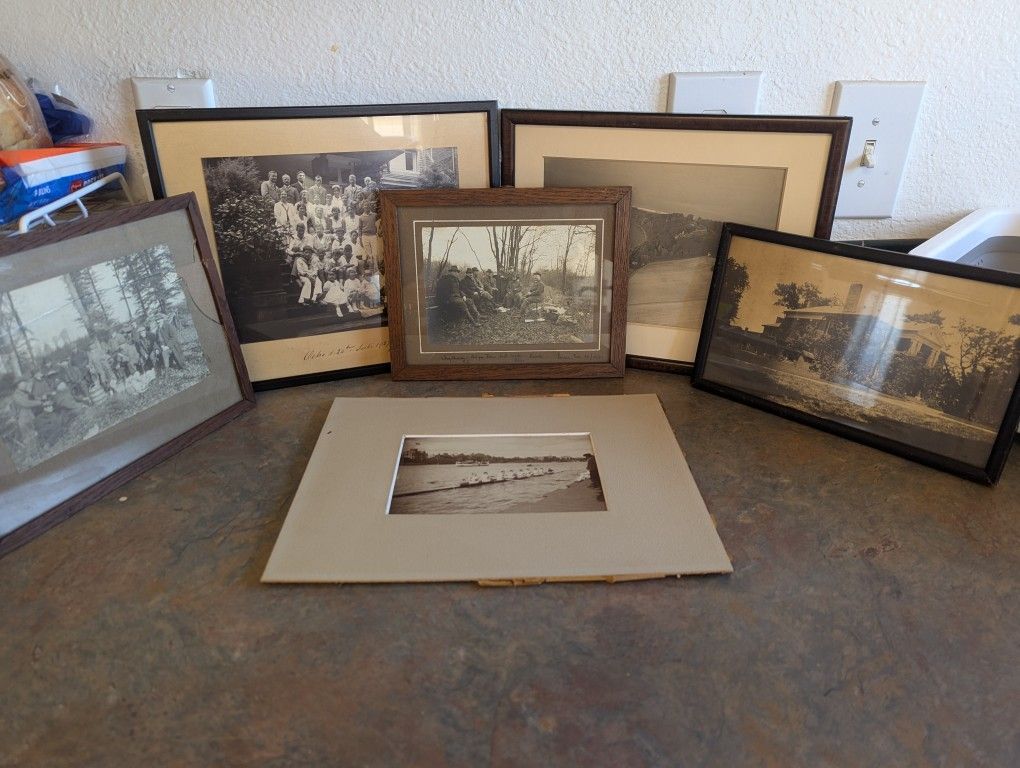 Six vintage pictures from the early 1900s