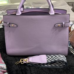 Lavender Purse Comes With Crossbody Strap 
