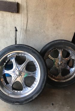 Wheels and tires for Chevy 22 inches