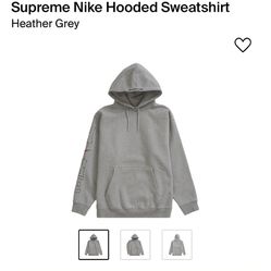 Supreme X Nike Sweatshirt Size 2XL
