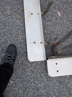 Dodge ♈ Ram Stainless Steel Courtesy steps  with rear step no hardware