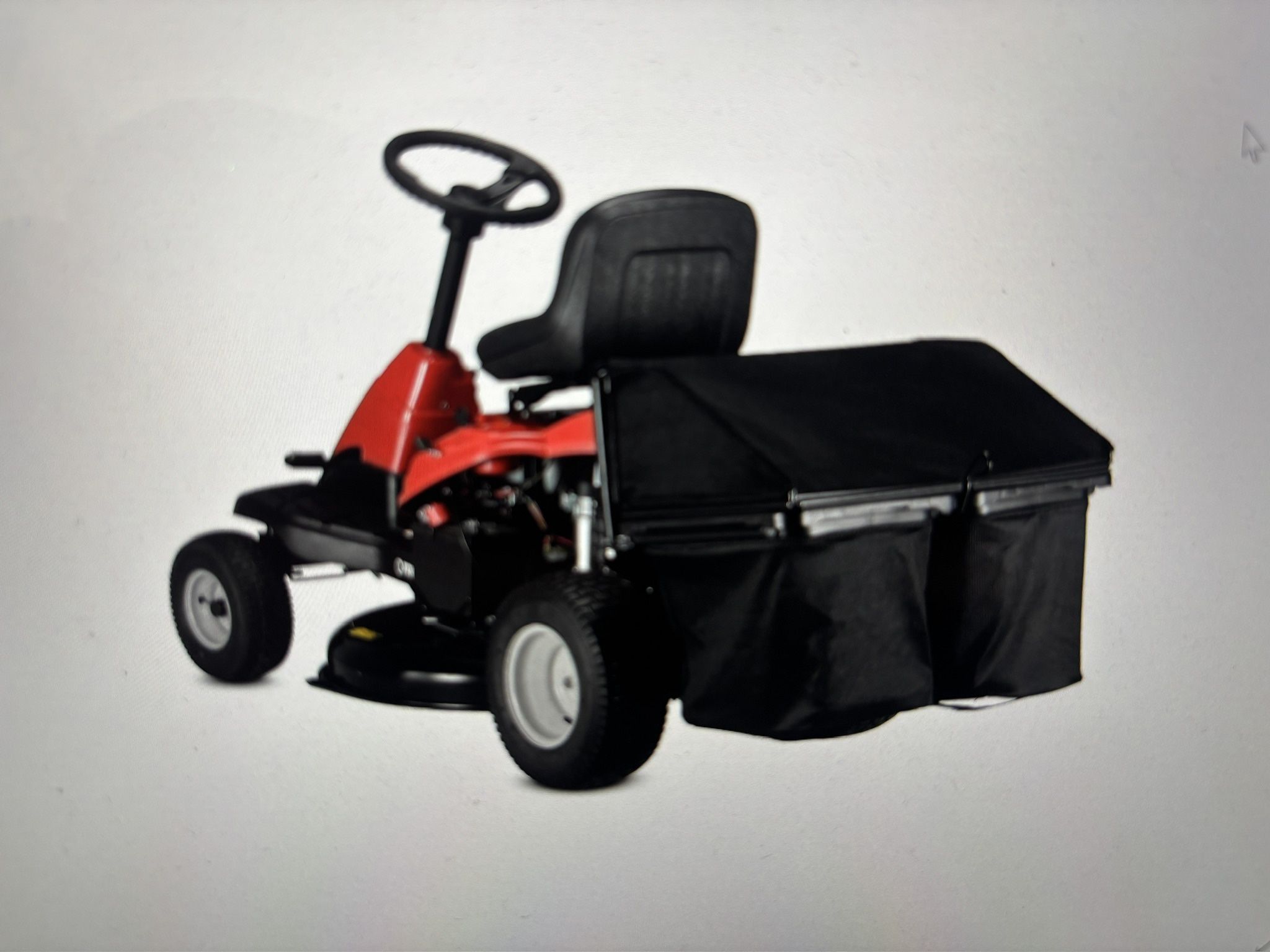 Riding Lawnmower Dual Grass Catcher