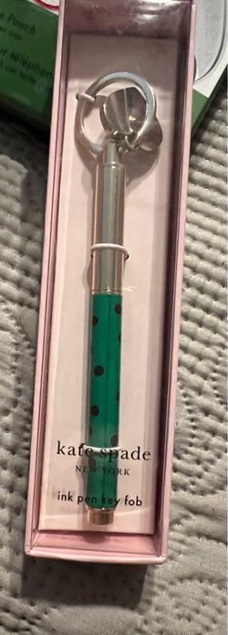 Kate Spade NY ink pen key fob