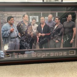 Autographed Sopranos 