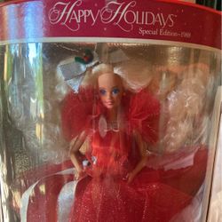 Happy Holidays Barbie 1988
