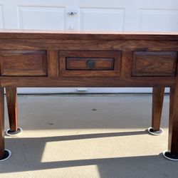 Two Wood Tables