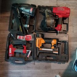 Four Senco Finish Nailer Package