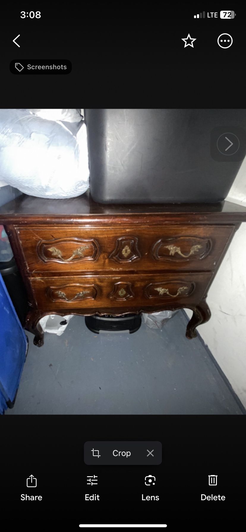 Small Antique Dresser& Bar Stools