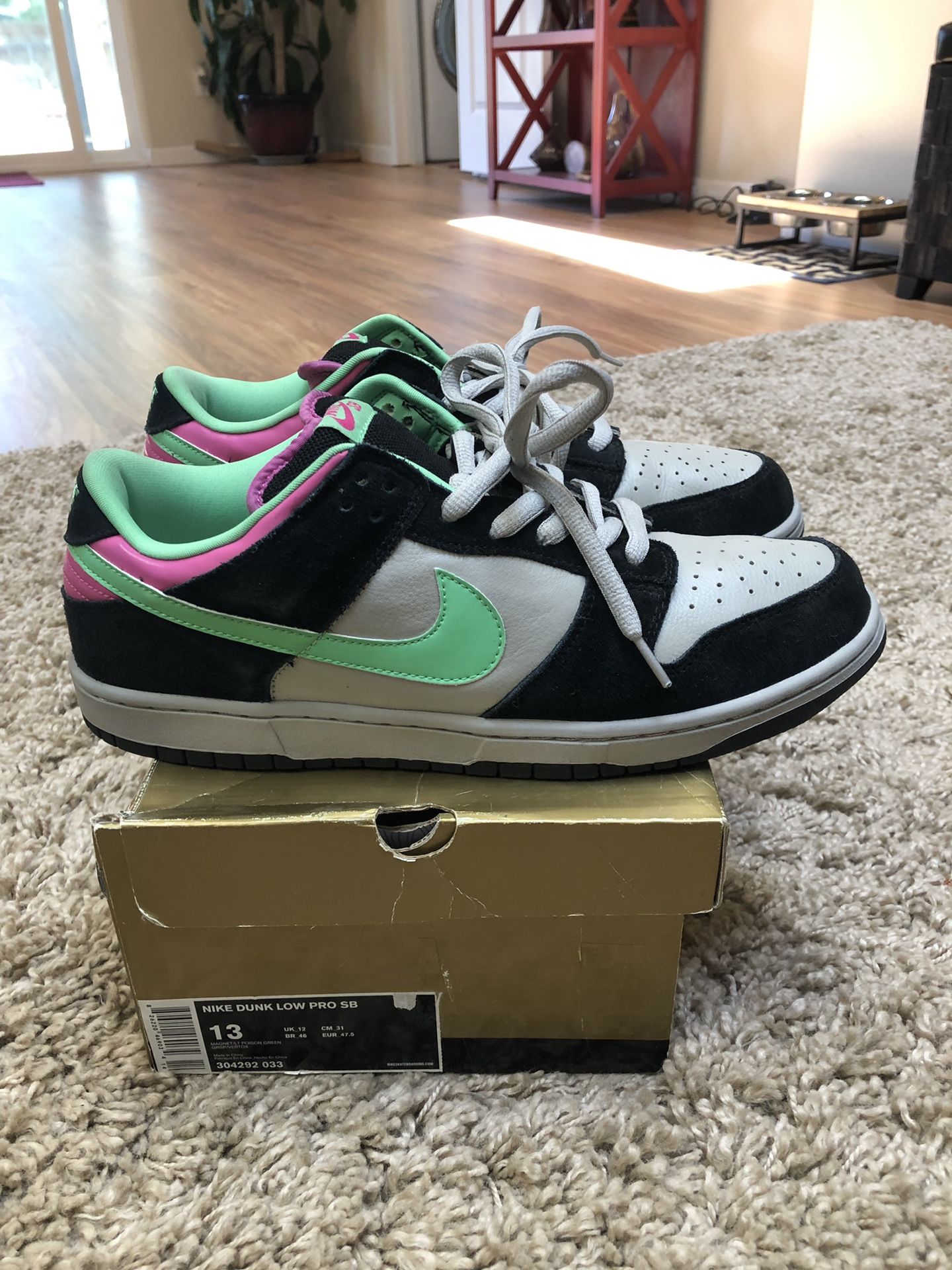 Nike sb Poison Green lows