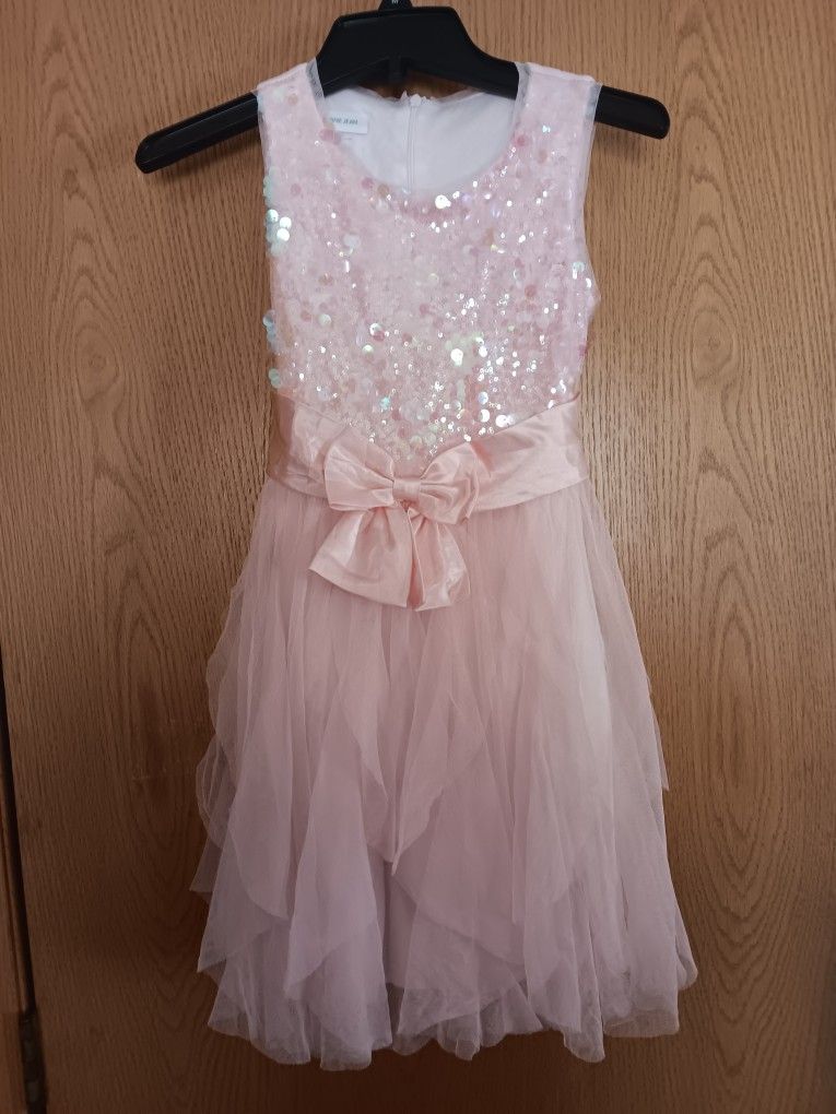 Girls Size 8. Bonnie Jean Pink Party Dress 